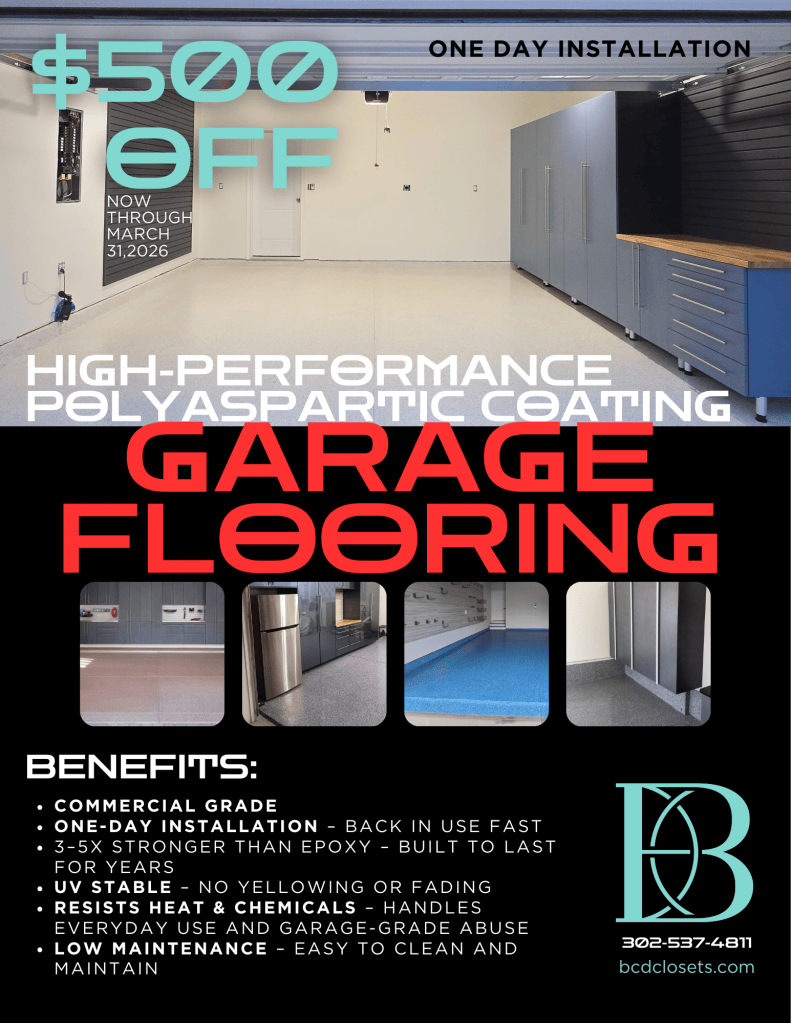 New Year Garage Flooring Deal | $500 Off Polyaspartic | BCD